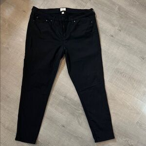 J. Crew Women's Black Skinny Jeans